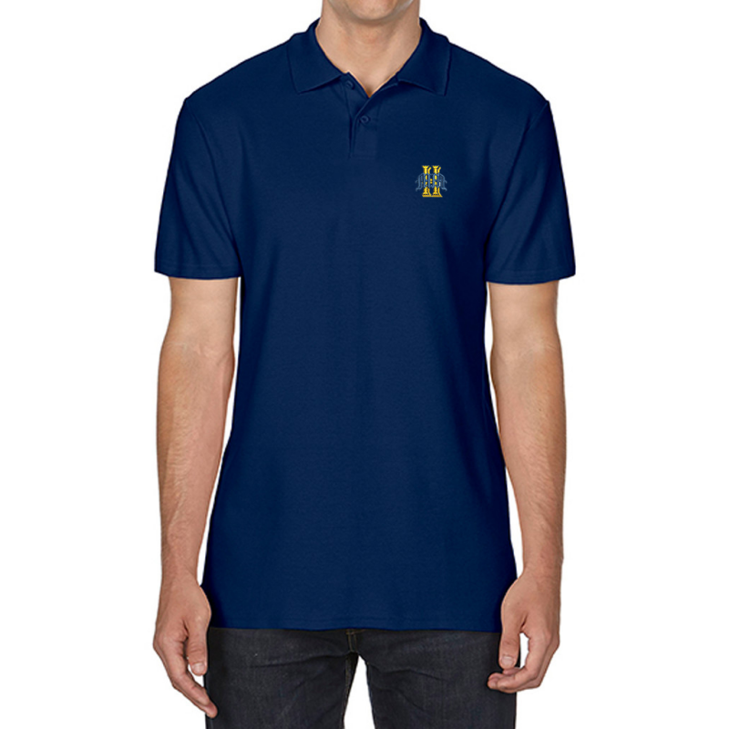 The Harris MM WOs' & Sgts' Mess Navy Polo Shirt