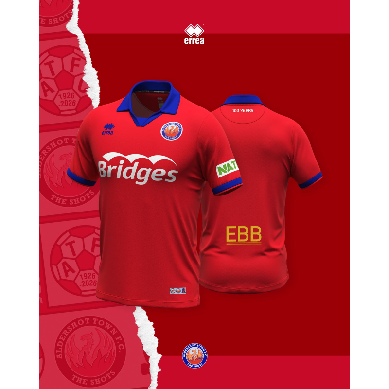 Aldershot Town FC Home Shirt 26/27