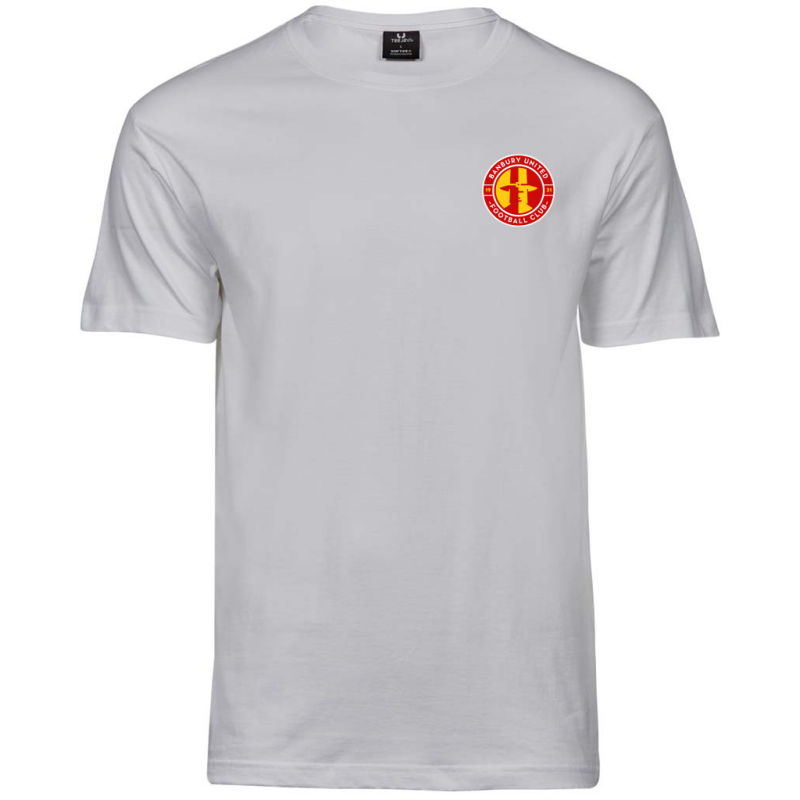 Banbury United White Colour Badge Tee