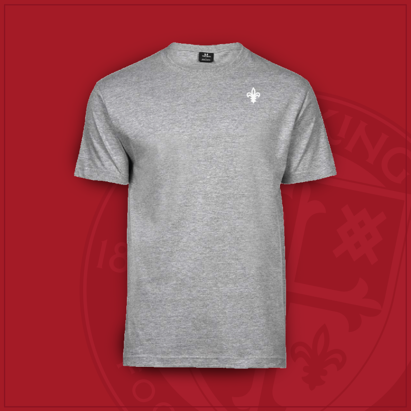 Fleur-De-Lis Grey T-Shirt