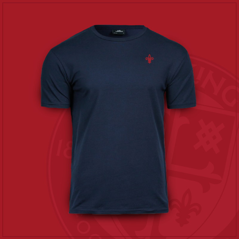 Fleur-De-Lis Navy T-Shirt 